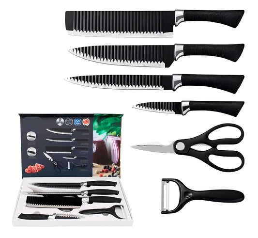 SET DE CUCHILLOS PROFESIONAL X6